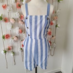 SheIn striped romper